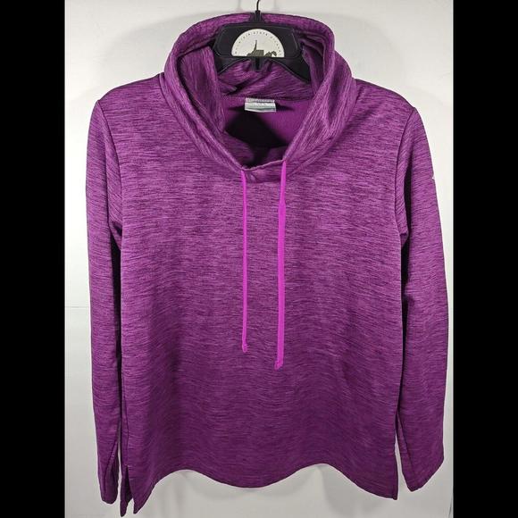 Columbia Pullover Purple Cowl Neck Sweater Women's Size Small - Picture 1 of 5